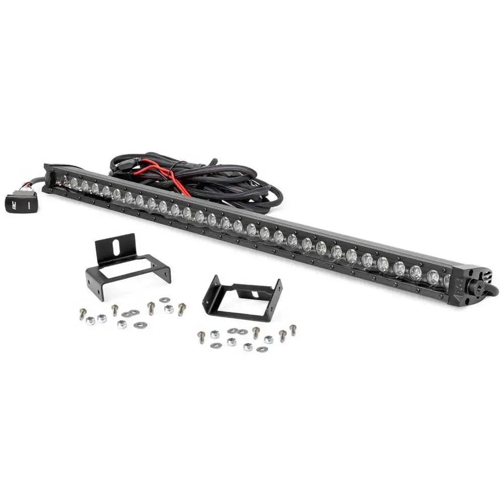 Led Grill Listwa 30’ Hvit Drl Rough Country Black Series - Ford F250 11-16 - 1