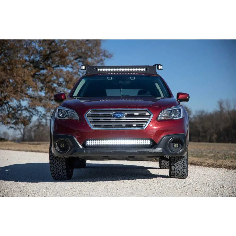 Led-lyslist med Støtfangermontering 30’’ Hvit Drl Chrome Series Rough Country - Subaru Outback 15-19