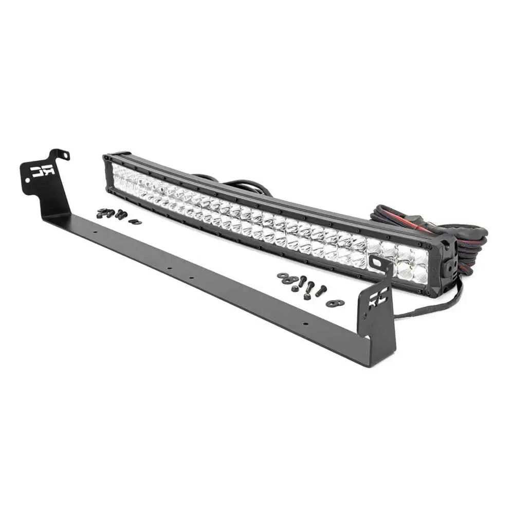 Led-lyslist Med Støtfangermontering 30’ Hvit Drl Chrome Series Rough Country - Subaru Outback 15-19 - 1