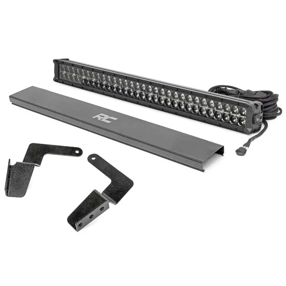 Led Stang 30’ Hvit Drl Rough Country Black Series - Toyota Fj Cruiser 07-10 - 1