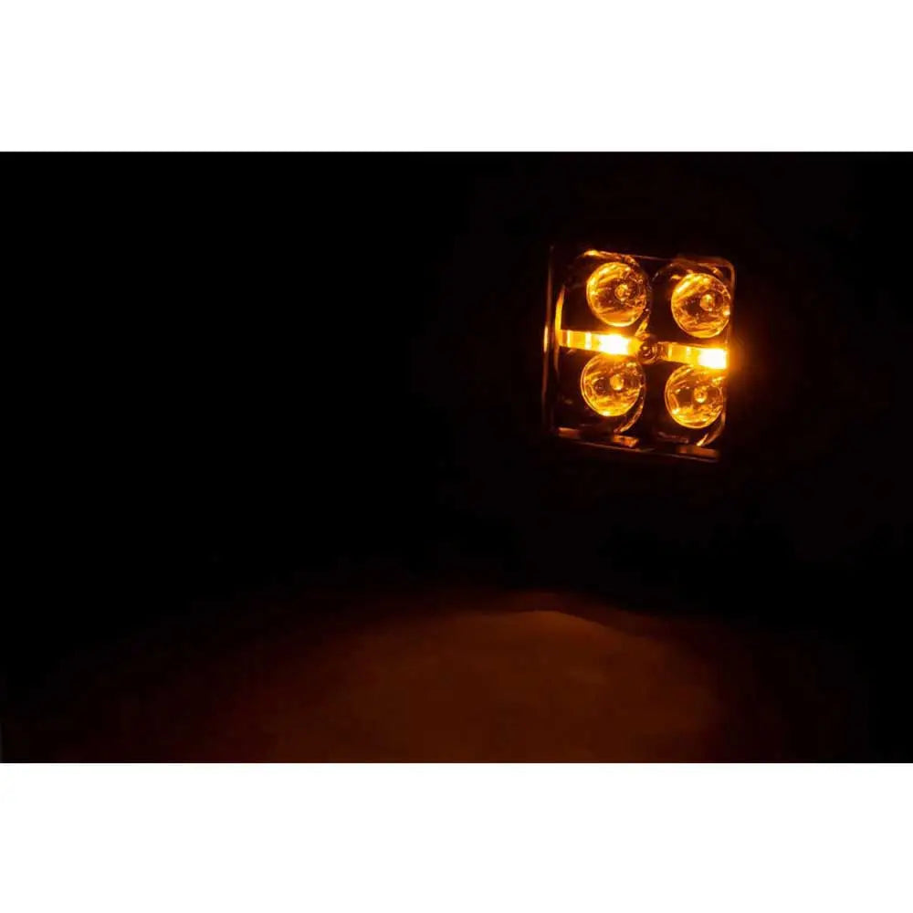 Led Tåkelys Amber Drl Med Festeanordning Rough Country Black Series - Subaru Outback 15-19 - 8