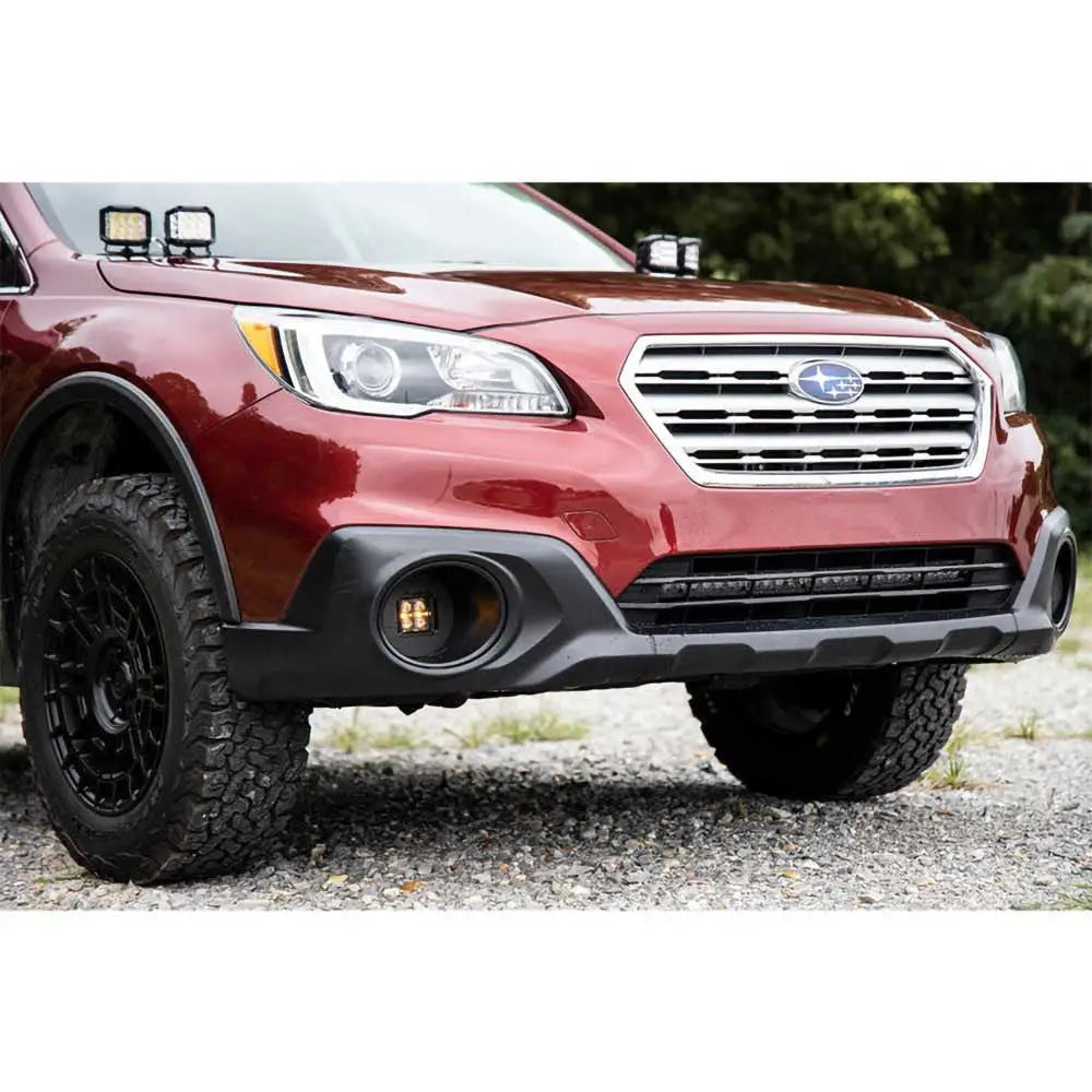 Led Tåkelys Amber Drl Med Festeanordning Rough Country Black Series - Subaru Outback 15-19 - 5