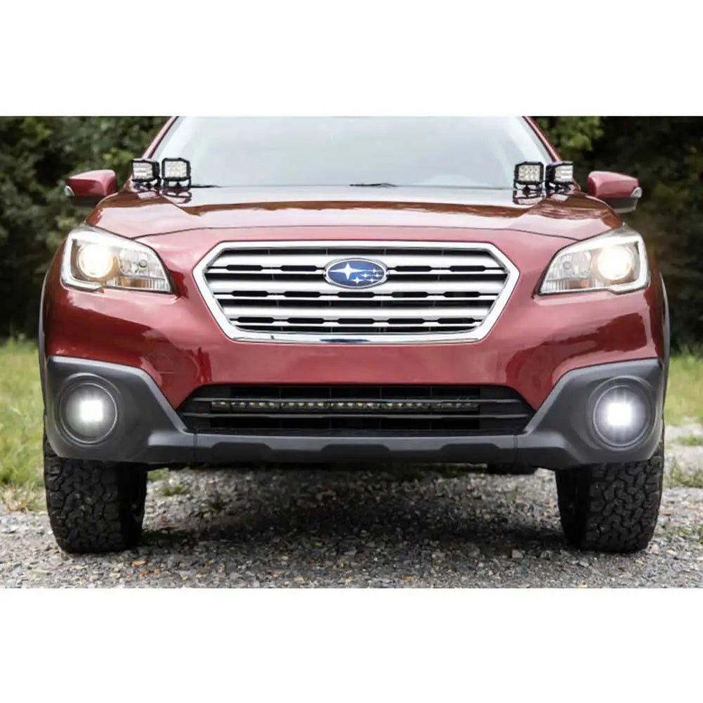 Led Tåkelys Med Drl Og Feste Rough Country Black Series - Subaru Outback 15-19 - 7