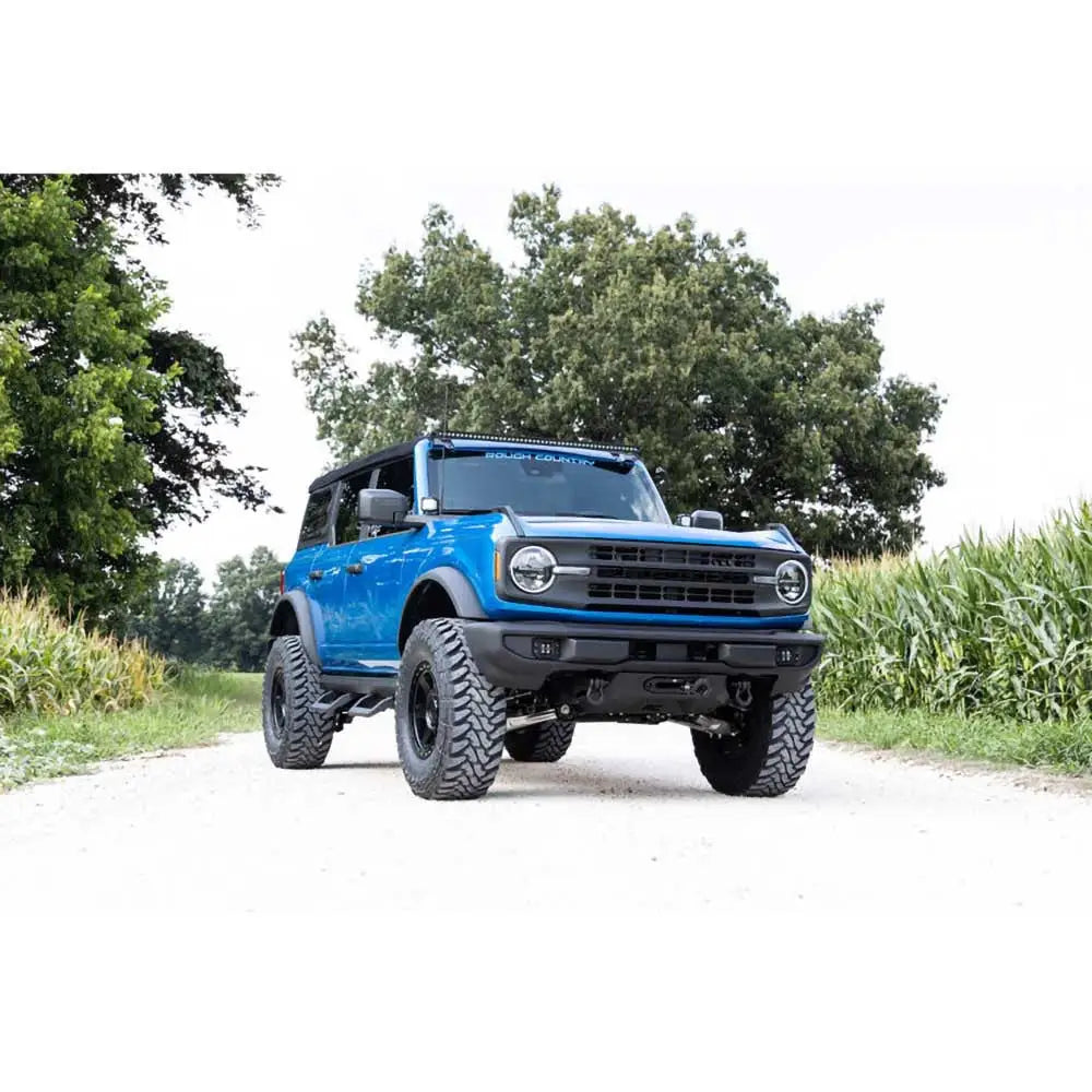 Led Tilleggslys 2’ Firkantet Amber Drl Rough Country Black Series - Ford New Bronco 4 d 21- - 11