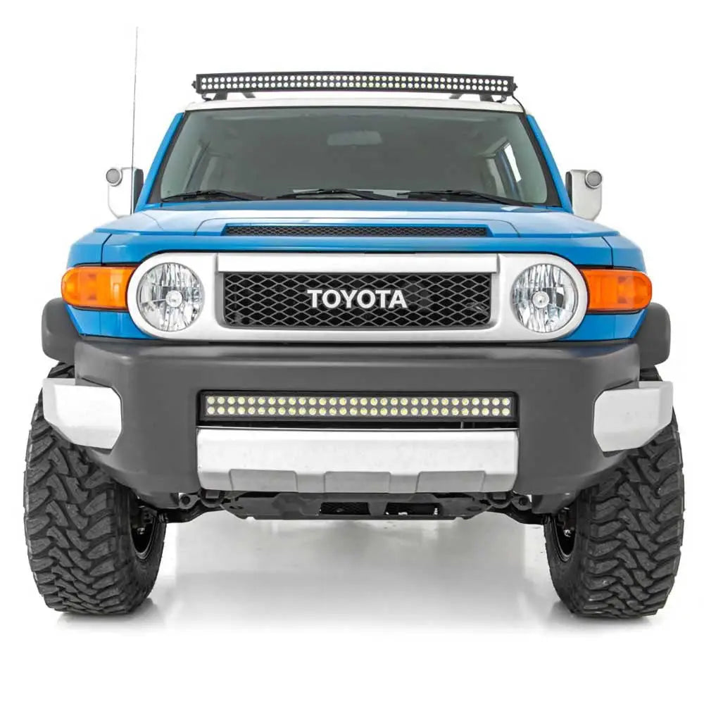 Liste Led 50’’ Dobbel Buehvit Drl Spot/flood Rough Country Black Series - Toyota Fj Cruiser 11-23