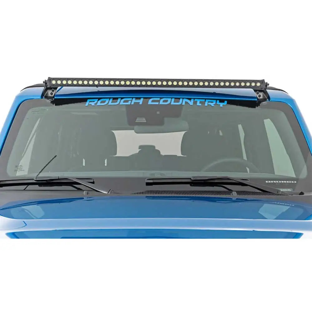 Liste Led Med Frontrute Montering 40’ Black Series Rough Country - Ford New Bronco 4 d 21- - 5