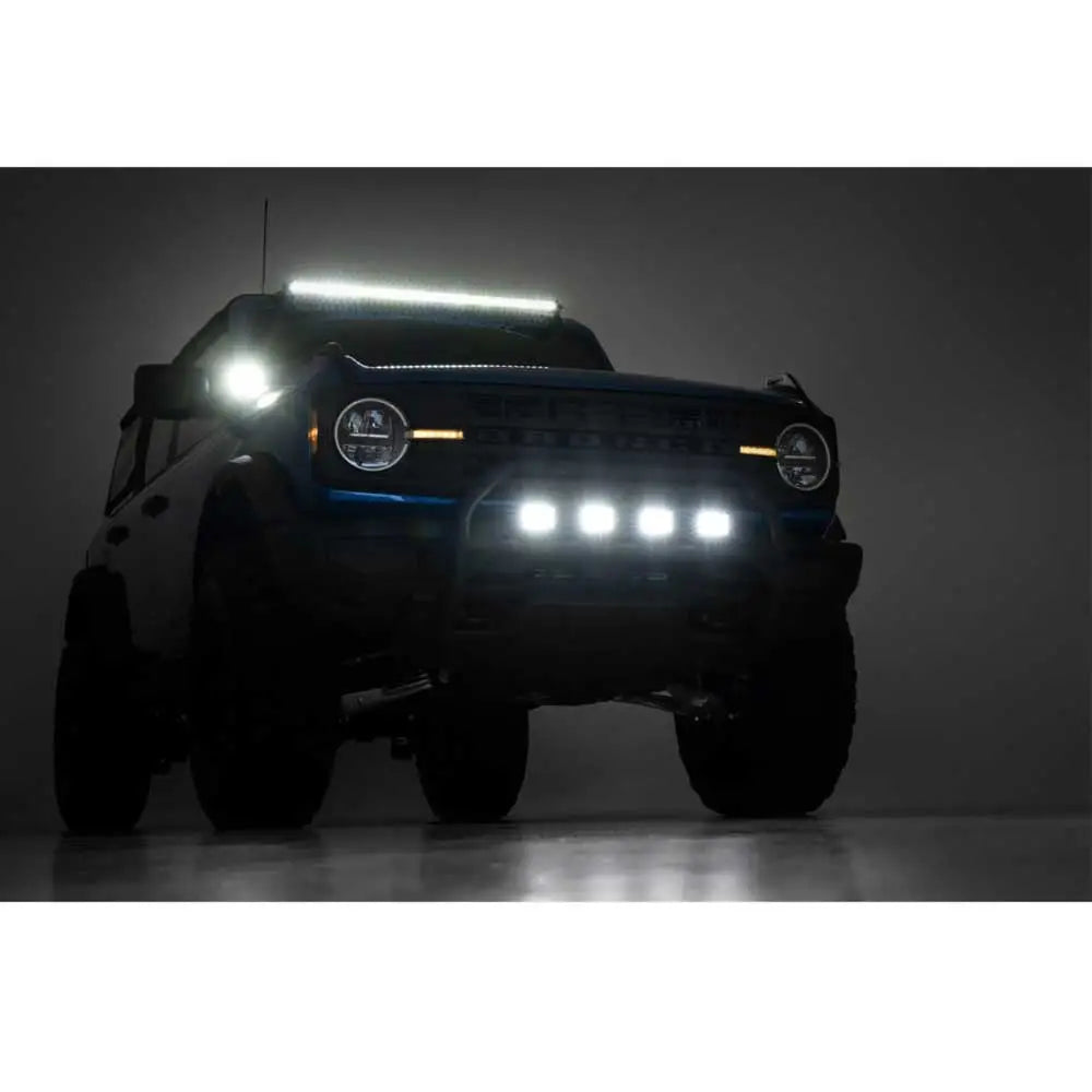 Liste Led Med Frontrute Montering 40’ Black Series Rough Country - Ford New Bronco 4 d 21- - 8