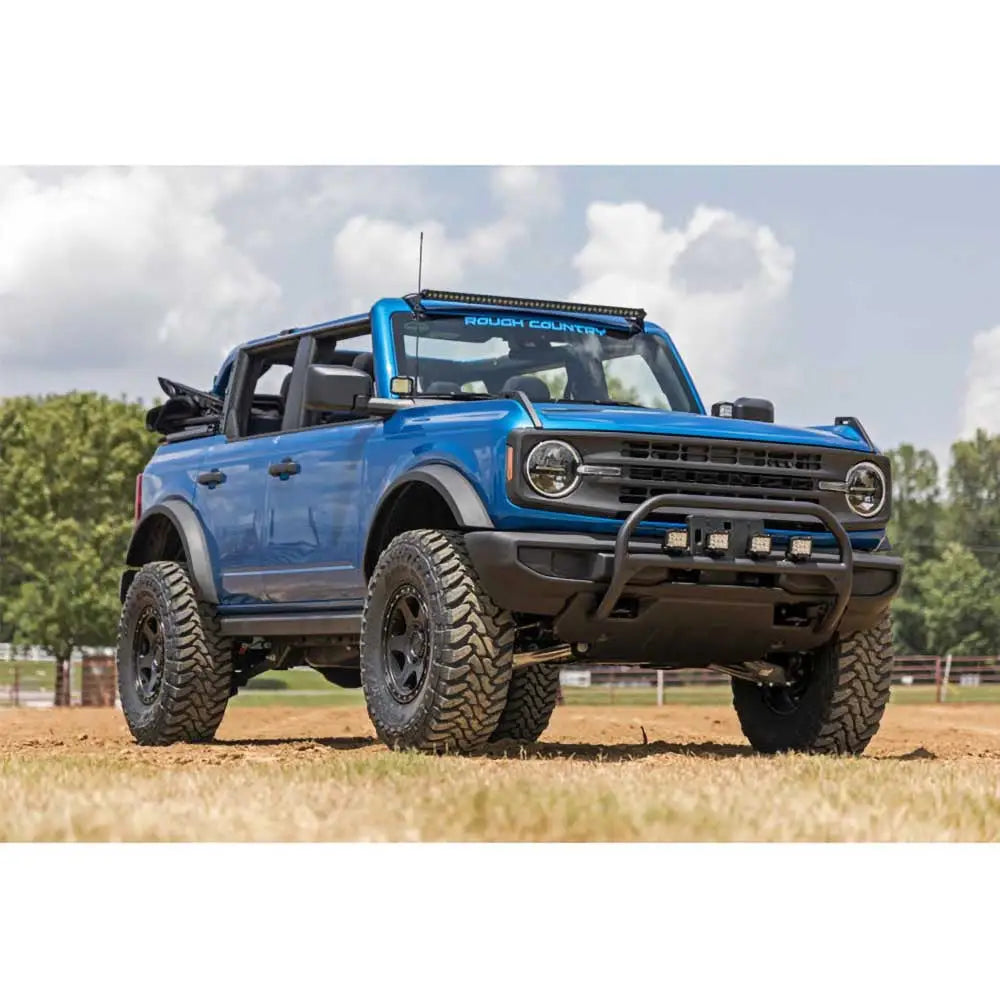 Liste Led Med Frontrute Montering 40’ Black Series Rough Country - Ford New Bronco 4 d 21- - 11