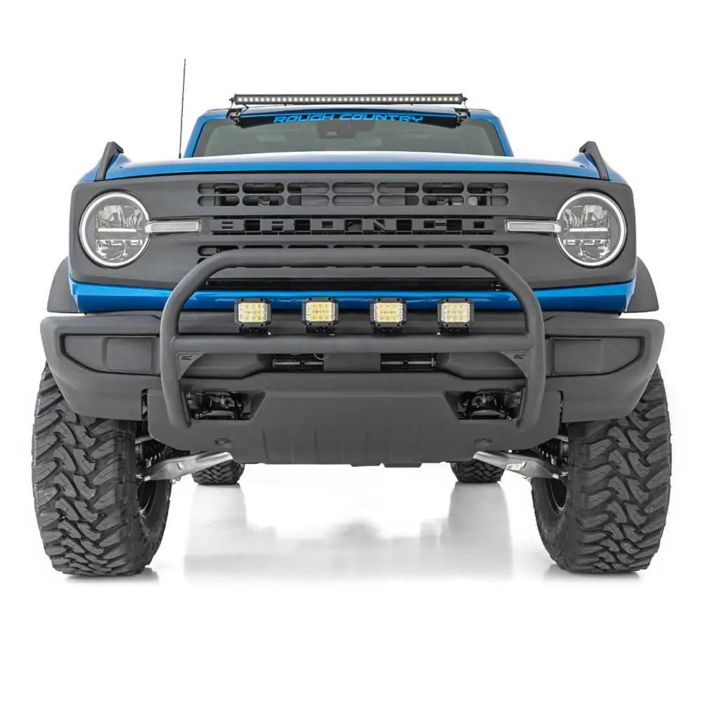 Liste Led Med Frontrute Montering 40’ Black Series Rough Country - Ford New Bronco 4 d 21- - 6