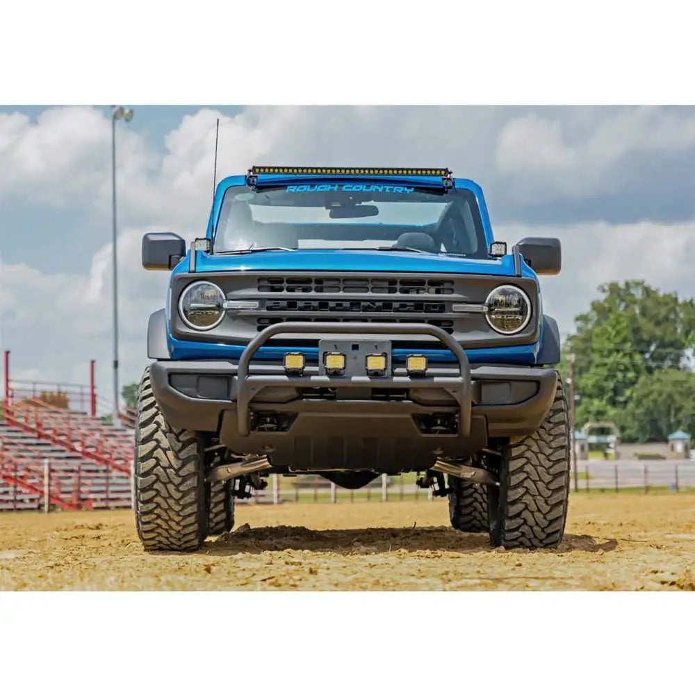 Liste Led Med Frontrute Montering 40’ Black Series Rough Country - Ford New Bronco 4 d 21- - 12