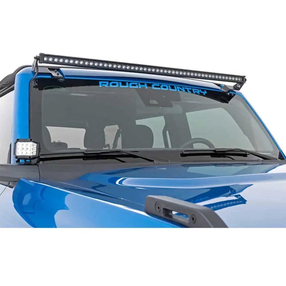 Liste Led med Skjermfeste for Frontruten 50’’ Black Series Rough Country - Ford New Bronco 2 d 21-