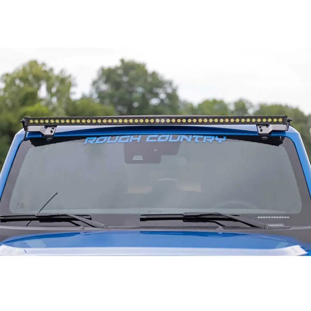 Liste Led med Skjermfeste for Frontruten 50’’ Black Series Rough Country - Ford New Bronco 2 d 21-