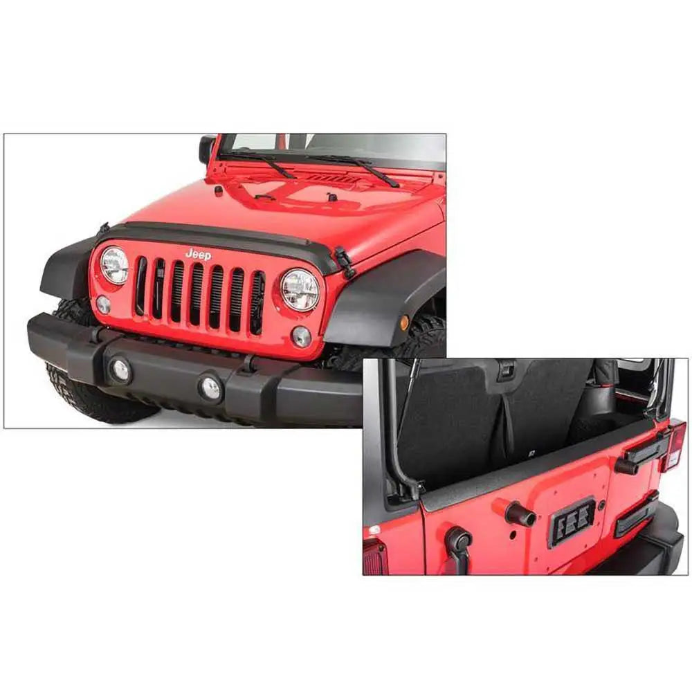 Listwy Beskyttelsesmasker Og Bagasjedeksler Bushwacker - Jeep Wrangler Jk 2 d 07-18 - 2