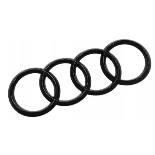 Logo Svart Glans Bak 200mm - Audi A4 A6 Rs4 Rs6 15- - 1