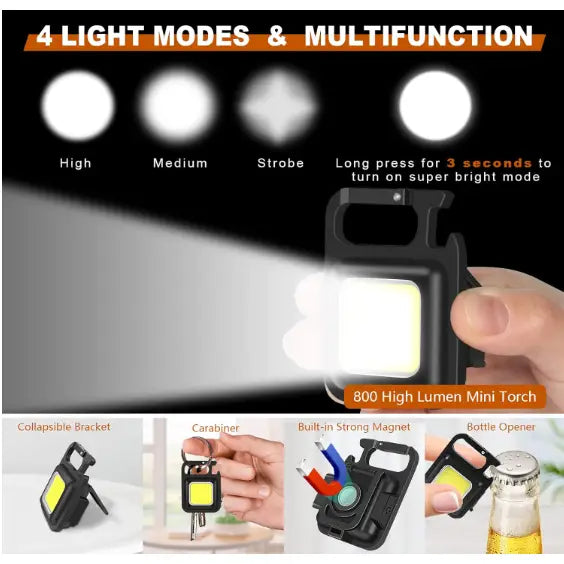 Lommelykt Led Shadowhawk Xhm77.2 500000 Lumen Usb