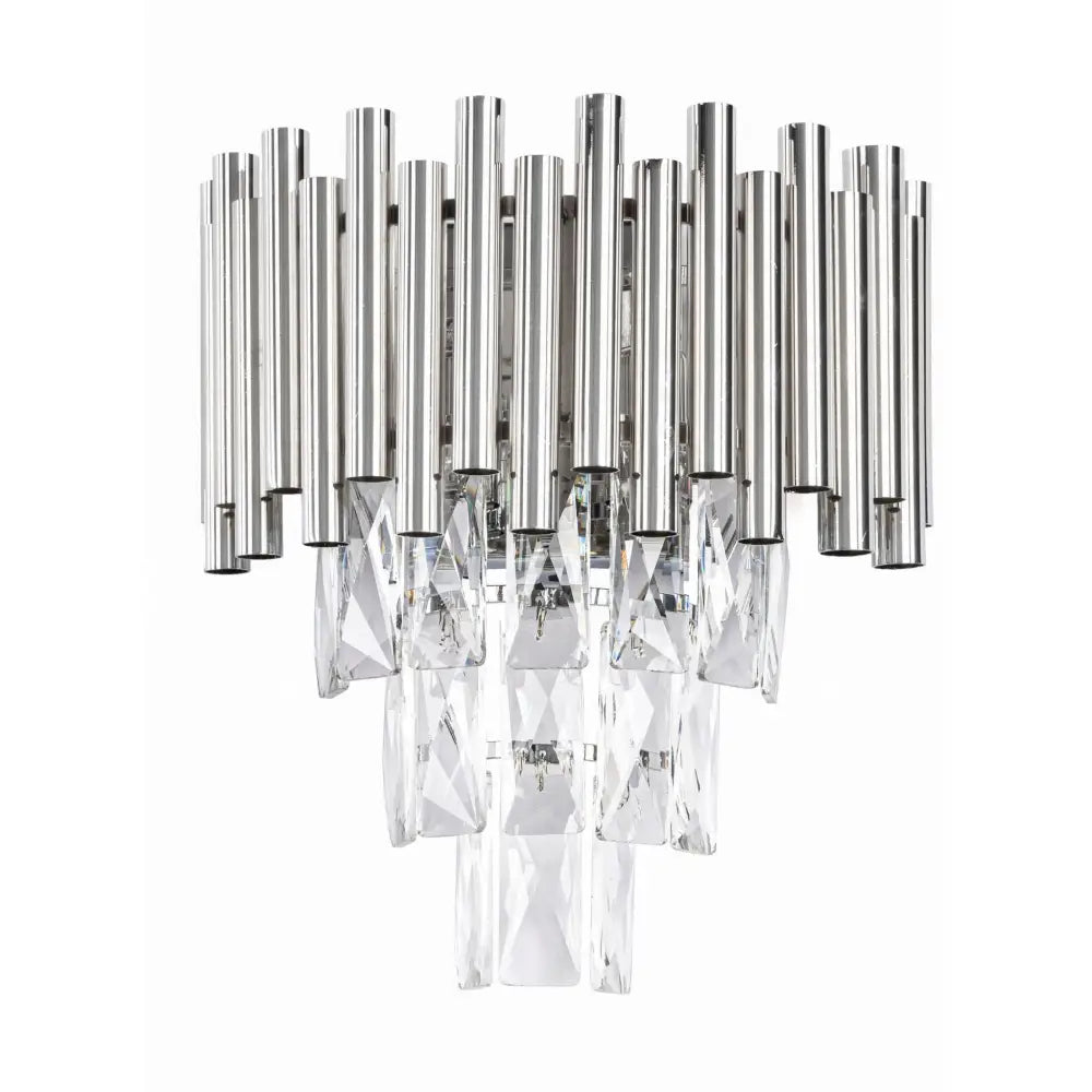 Luksusvegglampe i Krystall Luxury Wsc016 Krom