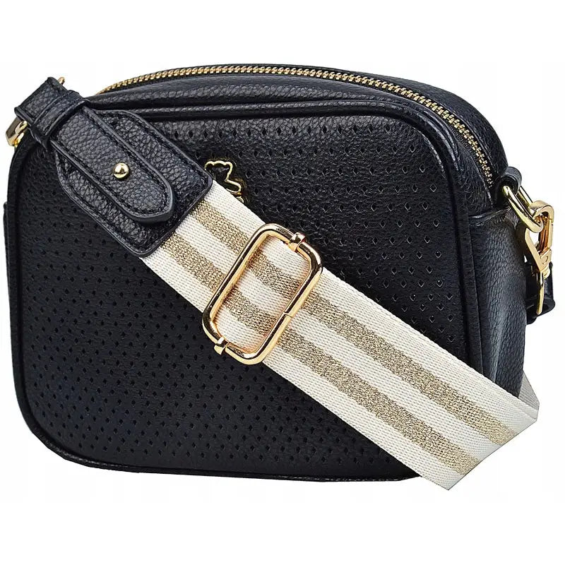 Lulucastagnette Liten Crossbody Veske for Kvinner med Bamser og Justerbar Stropp