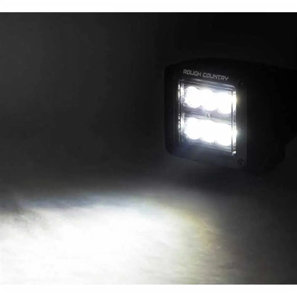 Lysende Cree Led-lykter Med Snap-on Monteringsklemmer For Jeep Wrangler Jl 2 d 18- - 4