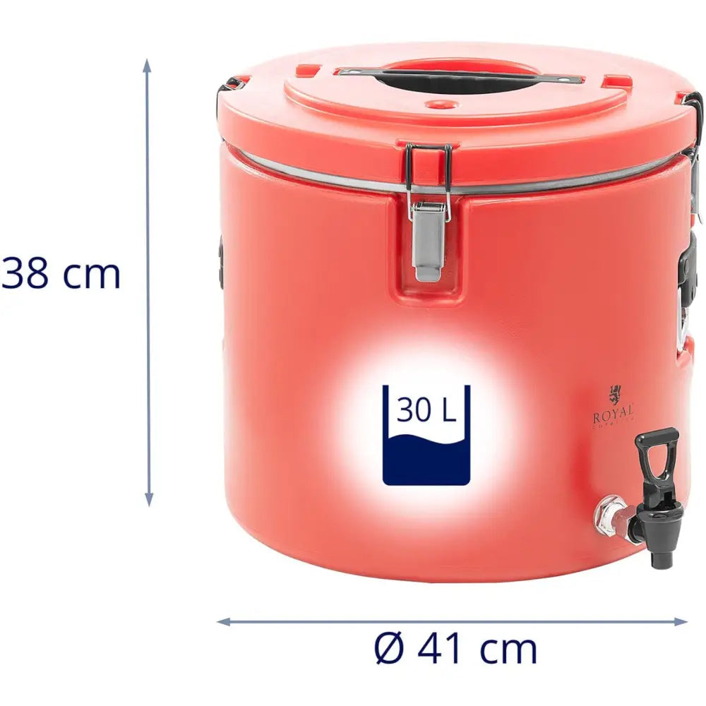 Mat- Og Cateringtermos Med Tappekran For Transport Av Drikke 30 L. - 7