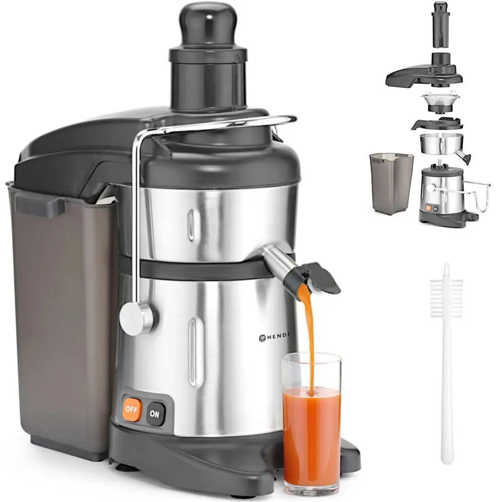 Matprosessor og Juicepress 700 w 3000 O/min - Hendi 221105