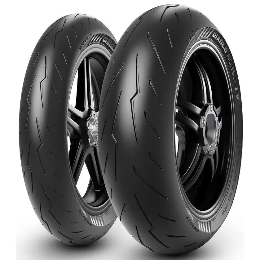 Mc Dekk Pirelli Diablo Rosso 4 120/70 Zr17 Tl 58 w M/c Front