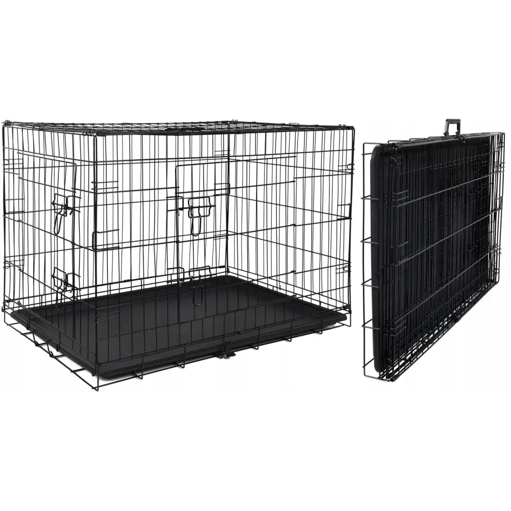 Metalbur Hundegård Transportbur For Hund Katt Kjæledyr Xl 925x575x64cm - 1