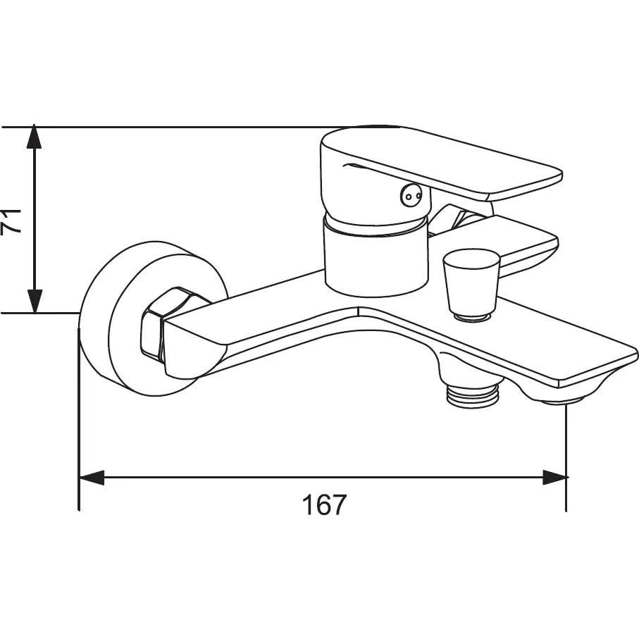 Mexen Alexa Dq40 Badekarpakke Svart - 71213dq40- - 3