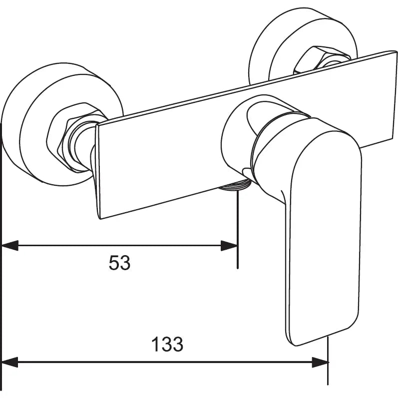Mexen Alexa Dq40 Dusjsett Svart - 71214dq40