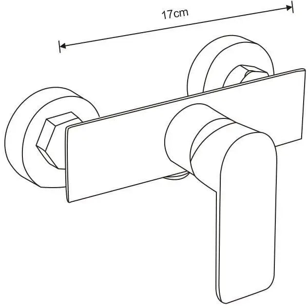 Mexen Alfa Df02 Dusjsett Gull - 745704df02 - 3