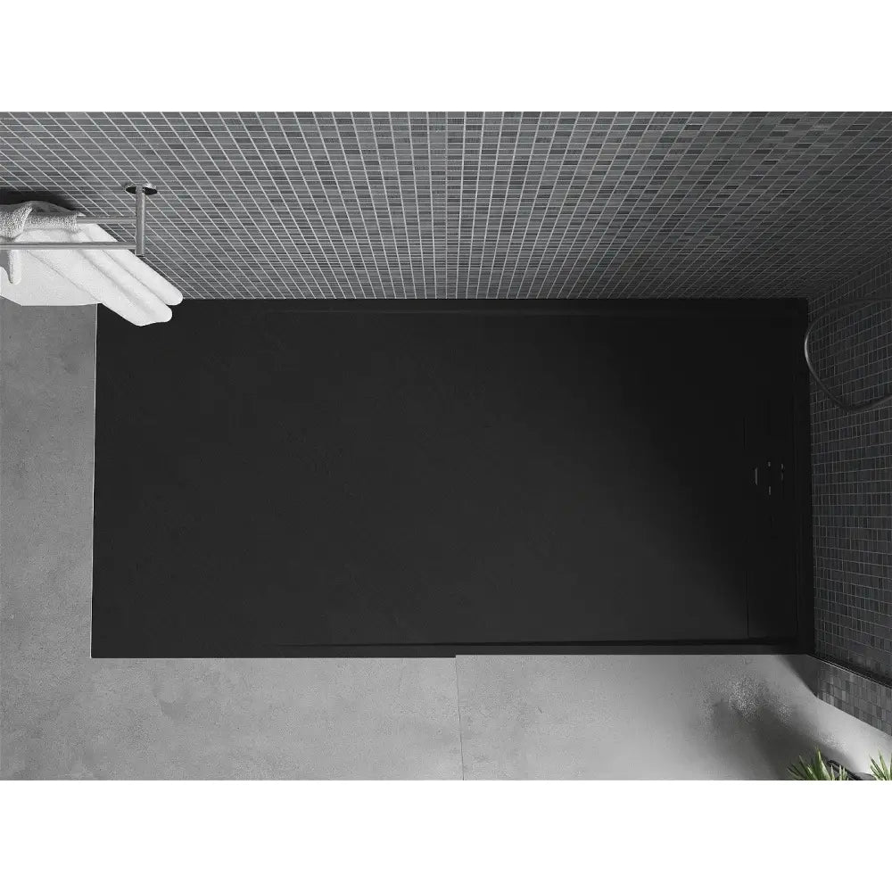 Mexen Amon Rektangulært Smc Dusjbrett 150x80 Cm Svart - 4f - 4