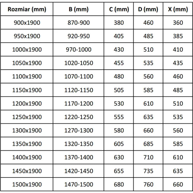 Mexen Apia Dusjdører Glidende 140 Cm Gjennomsiktig Svart - 845-140-000-70- - 6