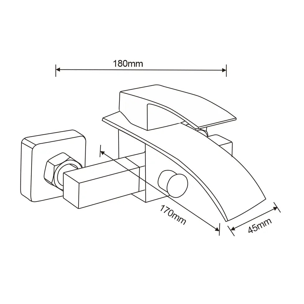 Mexen Aries R45 Badekarsbatteri Med Dusjsett Krom - 74483r45- - 2