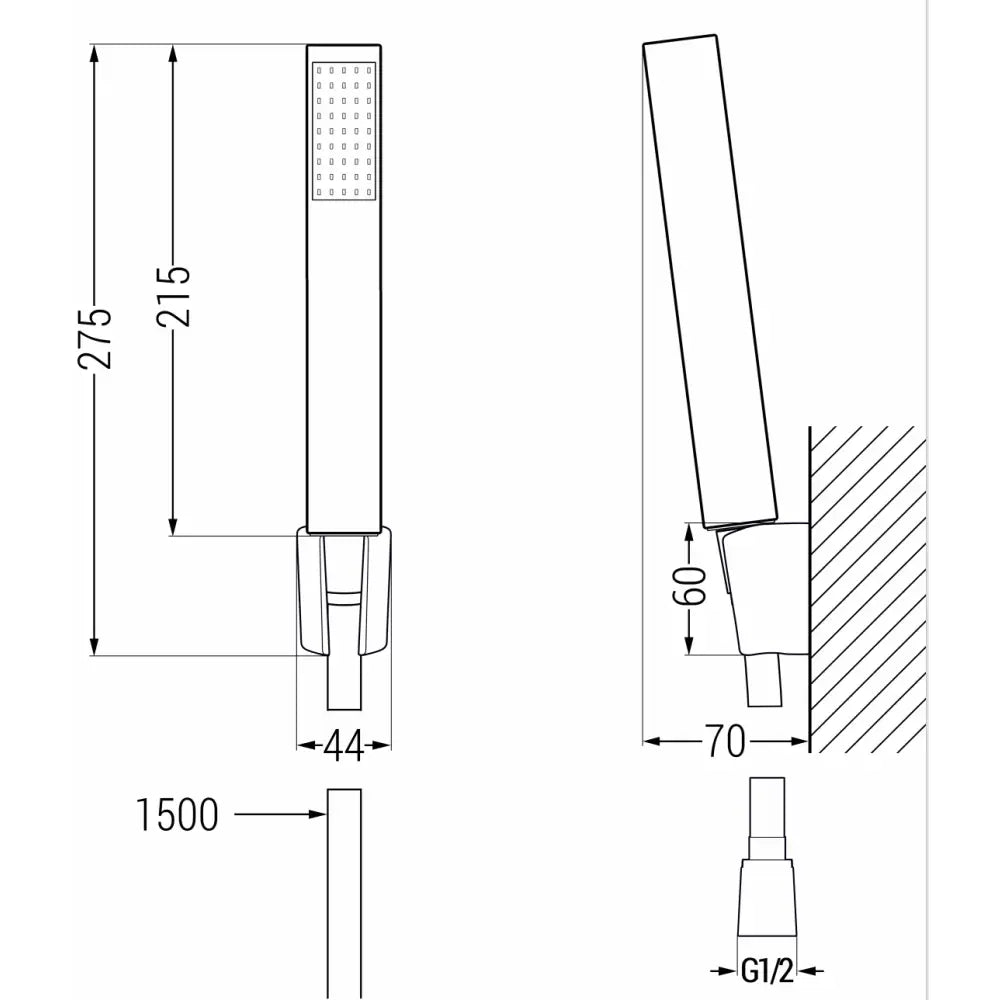 Mexen Aries R77 Badekarbatteri Med Dusjsett Svart - 74483r77- - 3