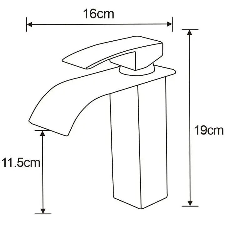 Mexen Aries Servantbatteri Krom - 744800- - 2