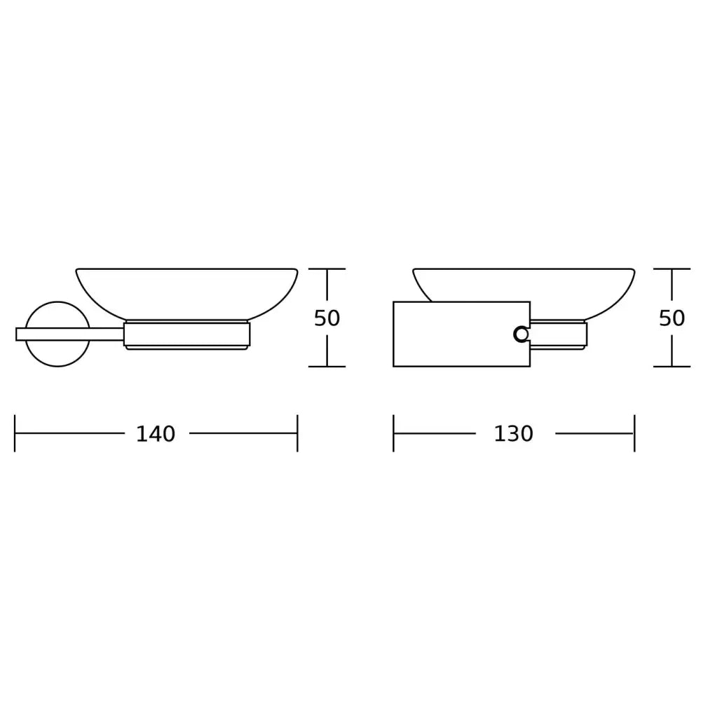 Mexen Aron Såpekopp Sort/krom - 7088139 - 2