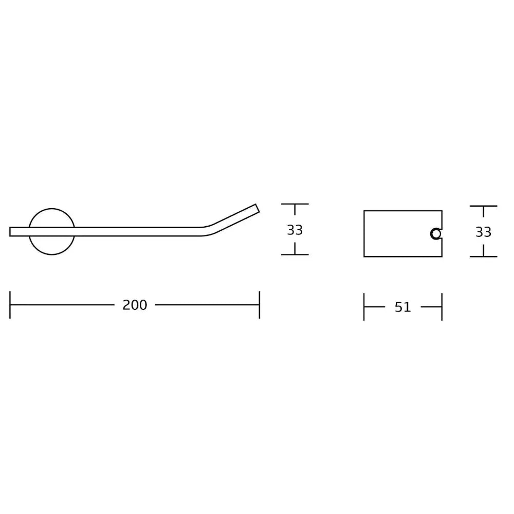 Mexen Aron Toalettpapirholder Svart/krom - 7088133 - 2