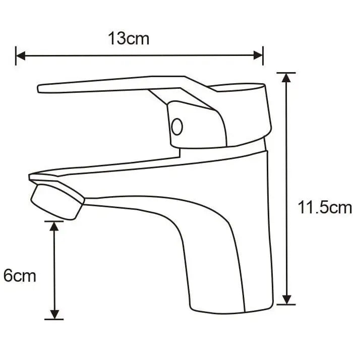 Mexen Caro Servantbatteri Krom - 746600 - 2