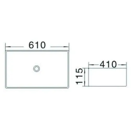 Mexen Catia Servant For Pålegg 61x41 Cm Hvit - 2