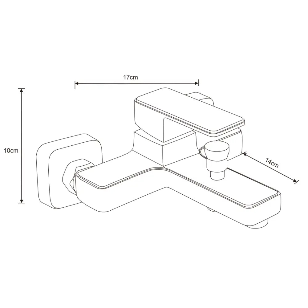 Mexen Cetus R45 Badekarbatteri Med Dusjsett Gull - 74433r45- - 2