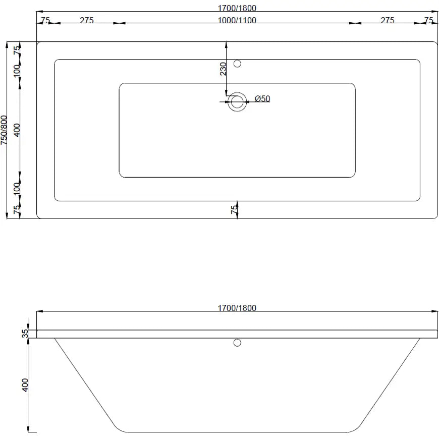 Mexen Cube Rektangulært Badekar 180x80 Cm Med Kabinett Og Enkeltfløyels Dørskjerm 100 Cm Gjennomsiktig Svart