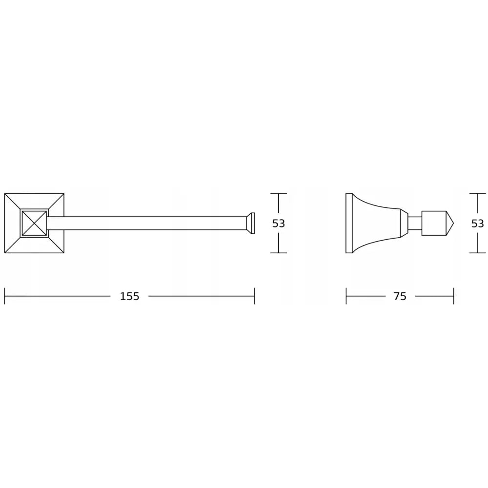 Mexen Dalia Toalettpapirholder Gull - 70173333 - 2