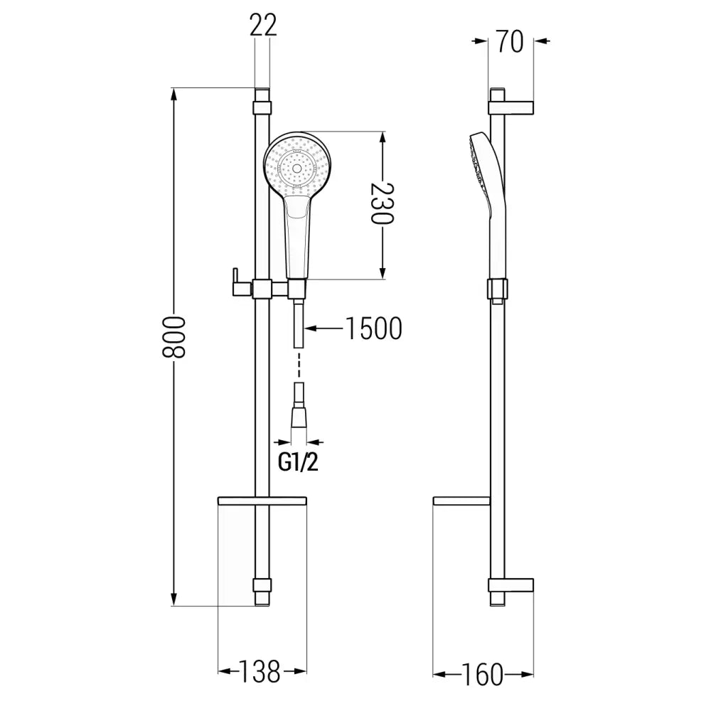 Mexen Dq05 Glide Dusjsett Gull - 785054581 - 2