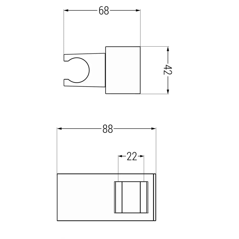 Mexen Dusjhåndtak Krom - 79355- - 2