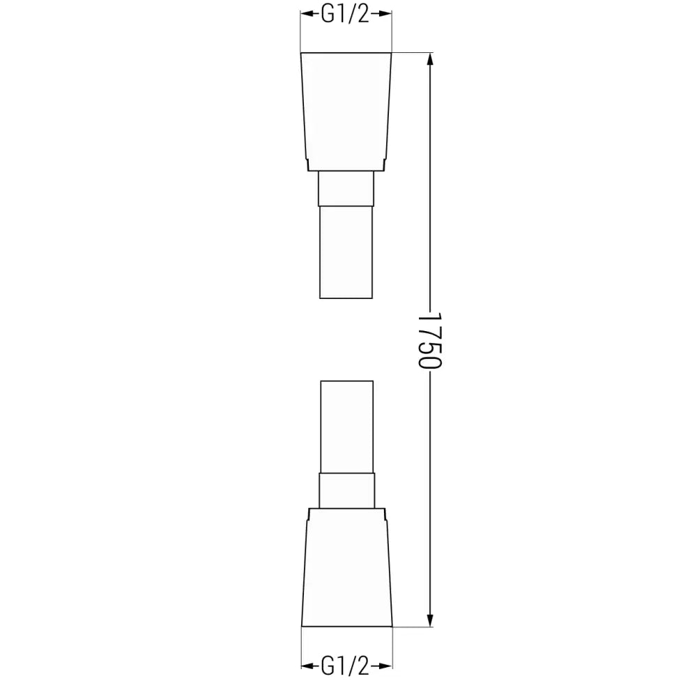 Mexen Dusjslange 175 Cm Krom - 79475- - 2