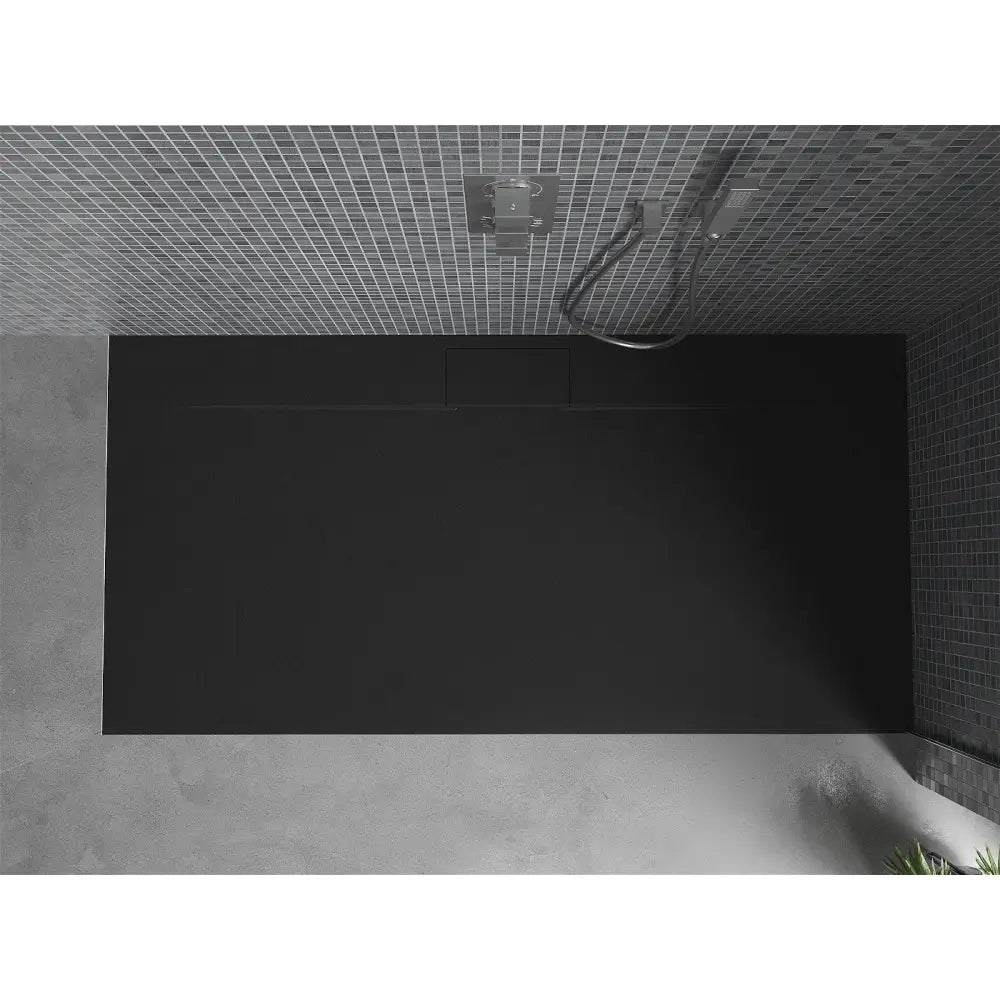 Mexen Egon Rektangulært Dusjbrett i Smc 160x90 Cm Svart - 4r