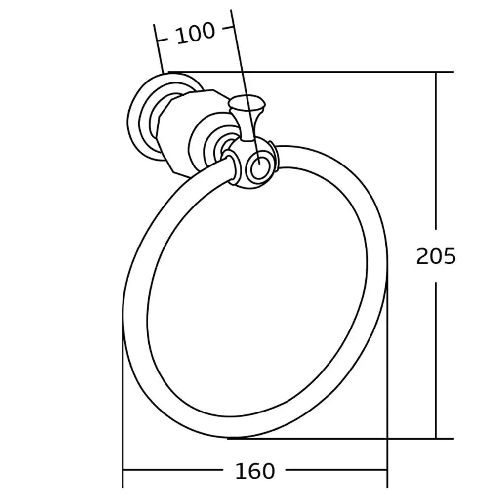 Mexen Estela Håndklehenger Krom - 7011532 - 2