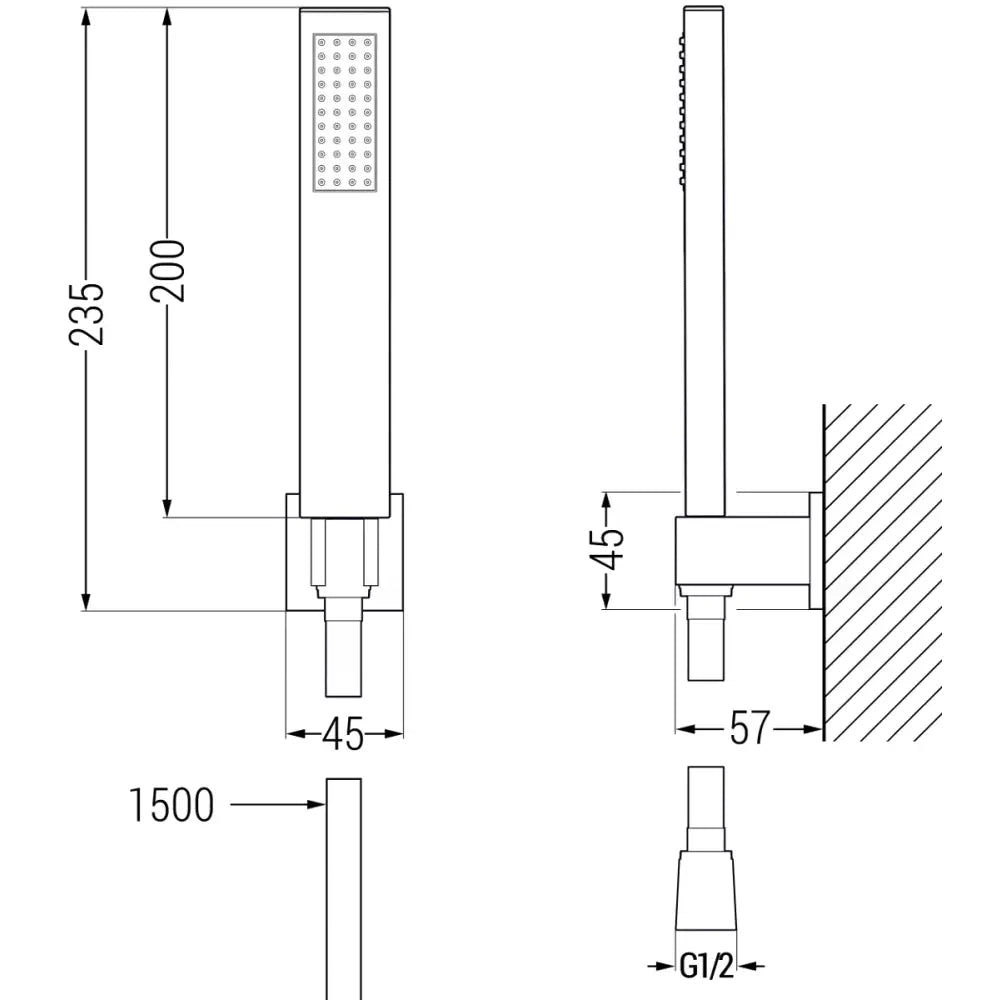 Mexen Estrella R02 Badekarbatteri Med Dusjsett Gull - 7233r02- - 2