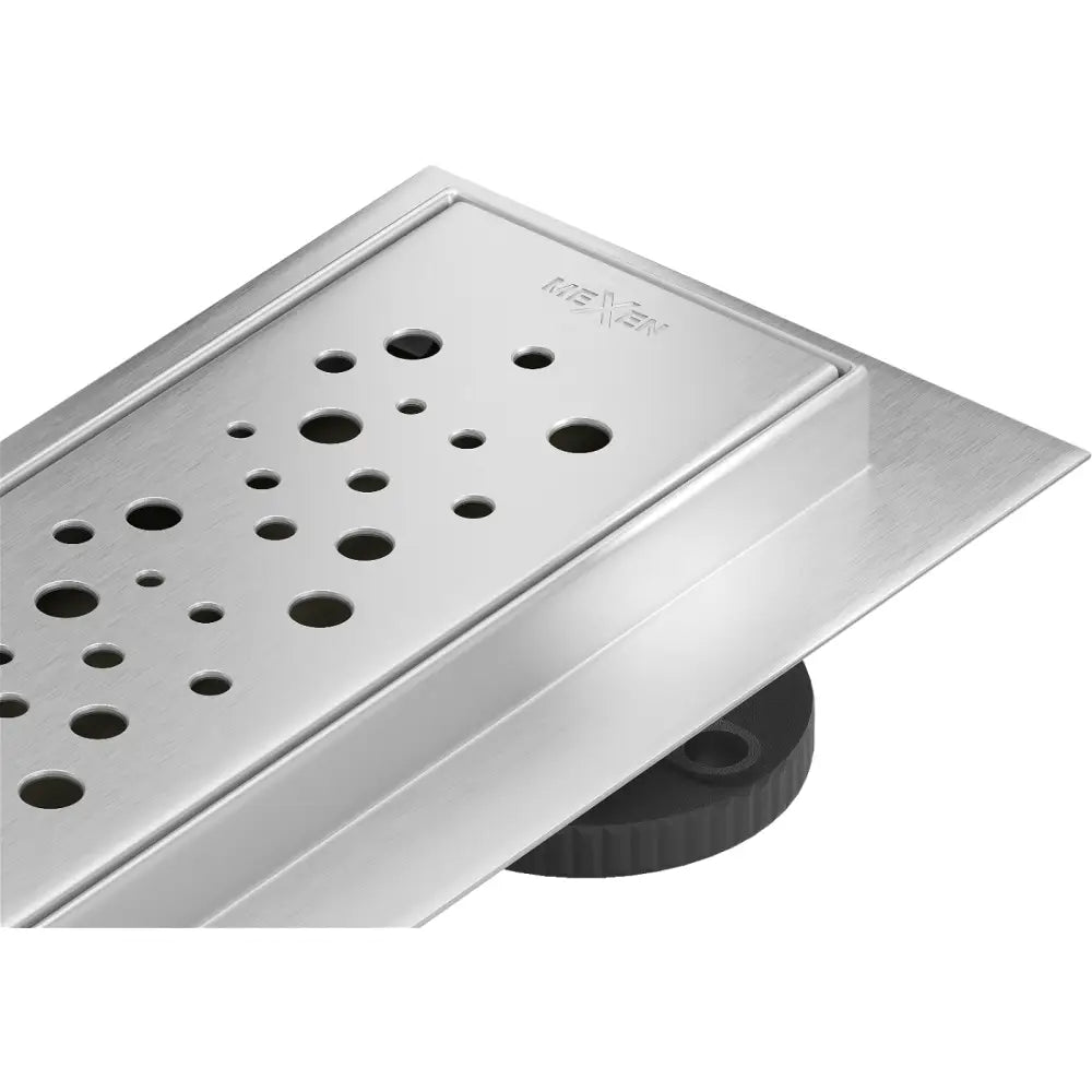 Mexen Flat 360° M12 Drenering med Roterende Linje 100 Cm Krom - 1021100