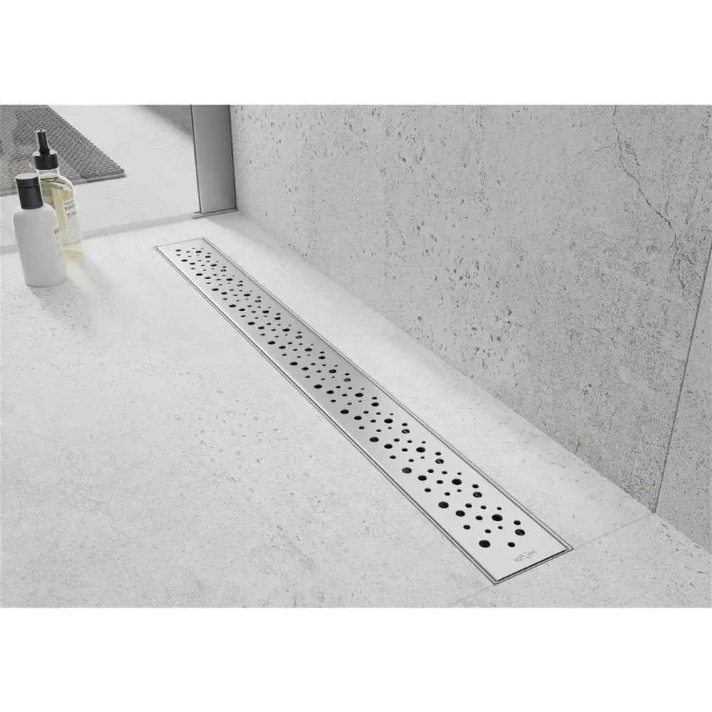 Mexen Flat 360° M12 Lineær Drenering Roterende 80 Cm Krom - 1021080