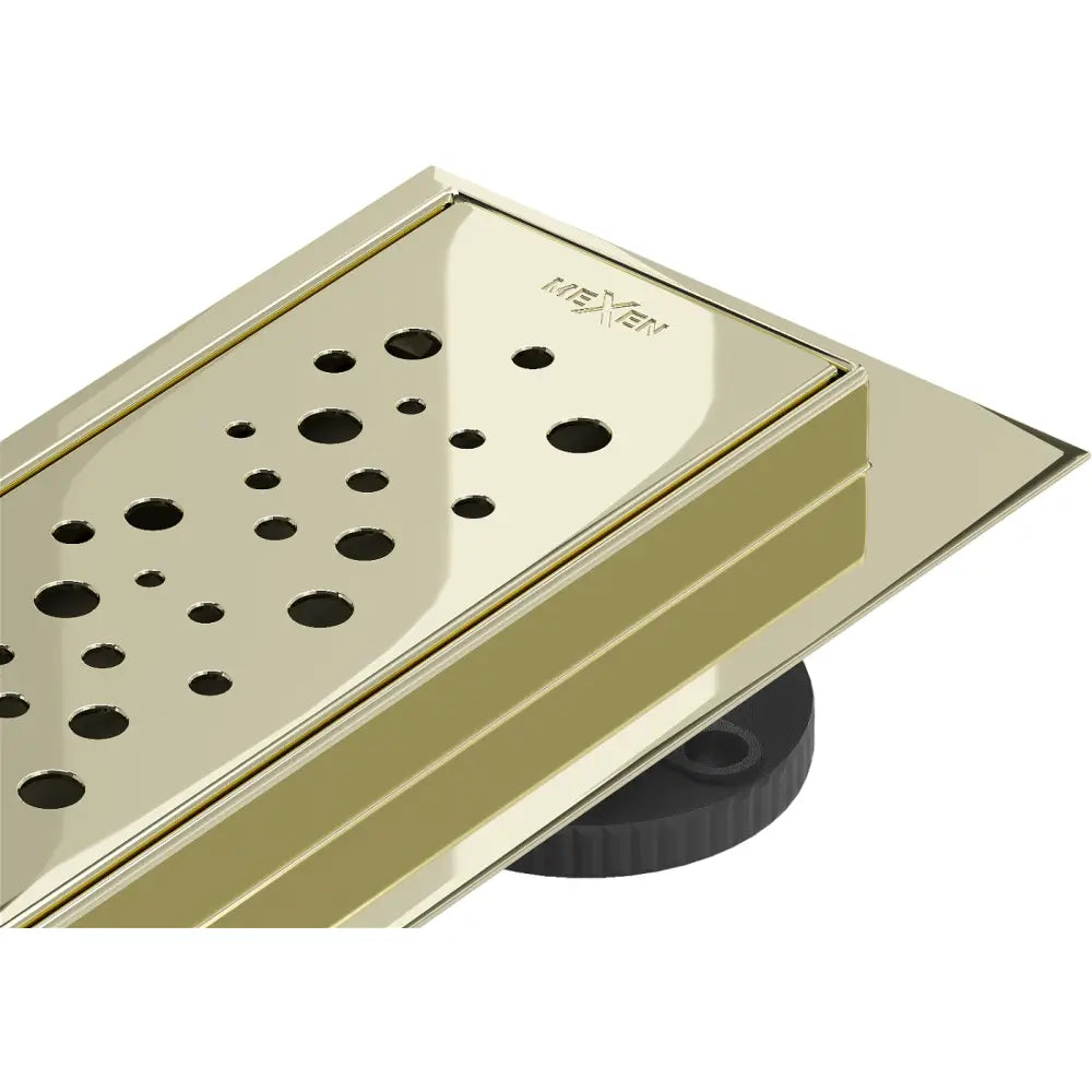 Mexen Flat 360° M12 Roterende Linjeavløp 90 Cm Gull - 1521090-